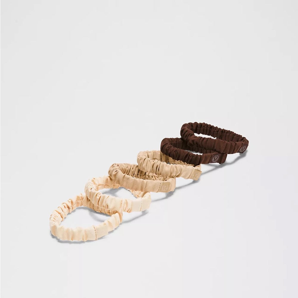 Lululemon Skinny Scrunchies 6-Pack - New / Never worn